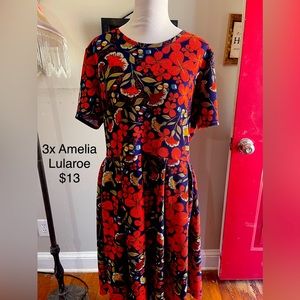 Lularoe Floral print Amelia